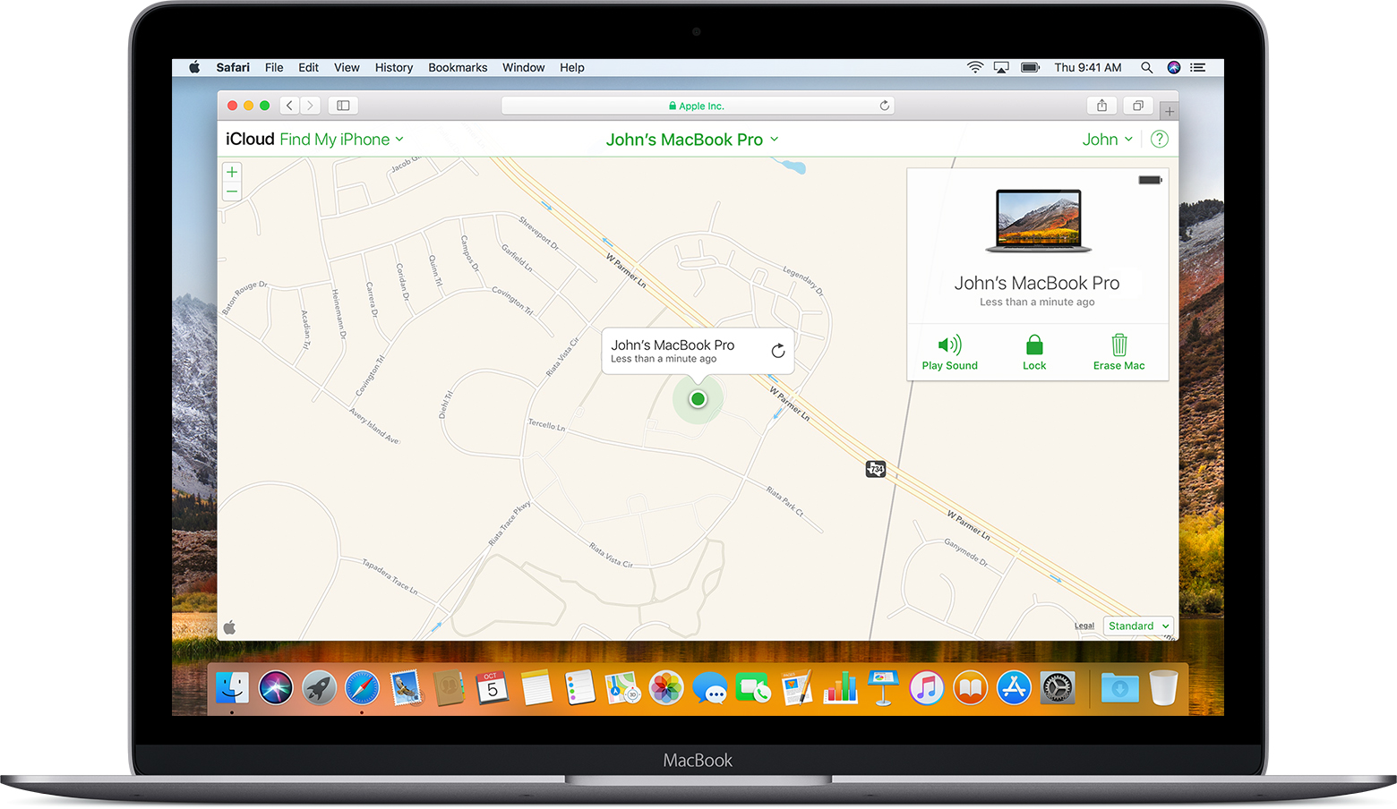 find my iphone app for mac